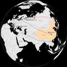 From departure airports use up down key to select. Why The World S Flight Paths Are Such A Messs
