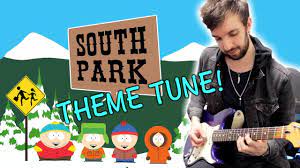 South Park Theme Tune Guitar Cover Intro End Credits Youtube