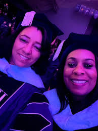 New members of the "hood," Dr. Celestine and Dr. St. Julien. We are so  proud of you, ladies!