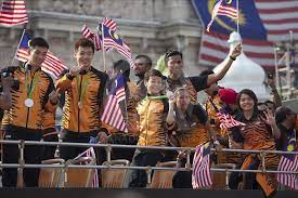 This parade of decorated floats lasts for several hours. Malaysia National Day Parade In Kuala Lumpur Anadolu Agency