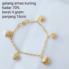 Bagi masyarakat penggunaan perhiasan dapat meningkatkan status sosial. 29 Gelang Emas 4 Gram Info Dana Tunai