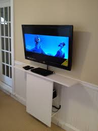 Leksvik Floating Tv Stand Ikea Hackers Wall Mounted Tv Floating Tv Stand Floating Tv Stand Ikea