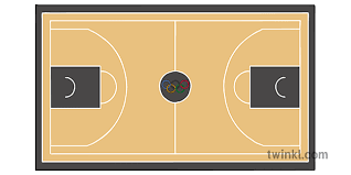 Here basketball coaches can learn what each line is and what each spot of the. Basketball Court 1 Illustration Twinkl