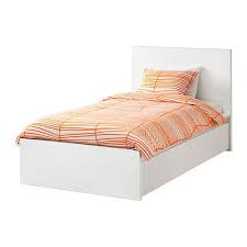 malm high bed frame 2 storage boxes white lonset twin ikea in 2020 malm bed malm bed frame bed frame
