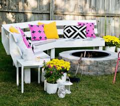 We then times it by pi (3.14) to get 376.8. Curved Diy Fire Pit Bench Diyideacenter Com