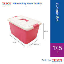 Maybe you would like to learn more about one of these? Buy Tesco Colour Multipurpose Storage Container Box Plastic Container Drawer Box 17 5 Litre Assorted Colours 8503nc Seetracker Malaysia