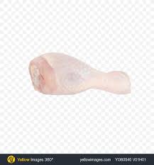 There are 74 calories in 1 drumstick 3.8 oz with bone & skin (2.2 oz) of chicken drumstick, without skin, raw. Download Raw Chicken Drumstick Transparent Png On Yellow Images