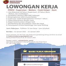 Lowongan kerja lowongan kerja dinas pendidikan kota semarang agustus 2020 from 1.bp 6 loker bukittinggi bulan februari 2021. Lowongan Kerja Di Bukittinggi Sumatera Barat Juni 2021