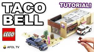 Lego Taco Bell How To Build A Lego Taco Bell Drive Thru Tutorial Lego Lego Diy Lego Design