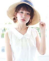 清潔感ある夏女子になりたいのマストアイテムは麦わら帽子hair