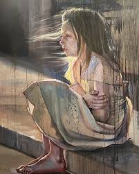 Portrait of a homeless child #homeless #child #homelesschildren #skidrow  #portrait #painting #oiloncanvas #oilpainting #oil #canvas #art #бездомные  #девочка #ребенок #живопись #масло #искусство