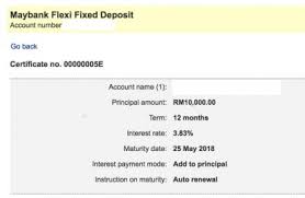 Maybank at 2.05% per annum for a tenor of 36 months. Fixed Deposit Rates In Malaysia V No 15