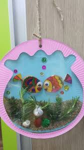 Aquarium Met Een Plastic Fles Mykinglist Com Kids Art Projects Cute Kids Crafts Art For Kids