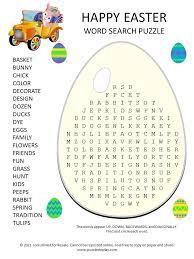 Krisanapong detraphiphat/getty images word games are an excellent way for children to impro. Happy Easter Word Search Puzzle Puzzles To Play