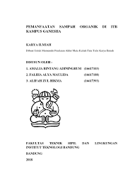 Check spelling or type a new query. Contoh Karya Ilmiah Tentang Pengolahan Sampah Contoh Makalah Terbaru 2021