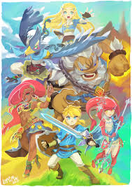 Luminair Zelda Botw Fanart For A Dear Friend 3 Legend Of Zelda Fan Art Legend Of Zelda Breath