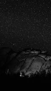 Black And White Night Sky Background Mystery Rock Night Sky Star Nature Dark Iphone 5s Wallpaper Dark Wallpaper Night Sky Stars Download Wallpaper Hd