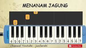 Itu menunjukkan bahwa dalam satu birama terdapat 4 ketukan. Not Pianika Menanam Jagung Tutorial Belajar Pianika Lagu Anak Not Angka Menanam Jagung Youtube