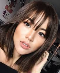 Hence we are here presenting you with best haircuts with bangs. Hair Brown Asian Short Hairstyles 25 Ideas Medium Length Hair Styles Asian Hair Long Hair Styles