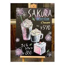 ryoさんはinstagramを利用しています 今日の オファリングボード 練習 スタバ スターバックス 桜 kanbanjyoshi 看板女子 kbj signboard sign 手描き 手描き看板 看板 handlettering 黒板 チョークアート 黒板アート マーカーアート