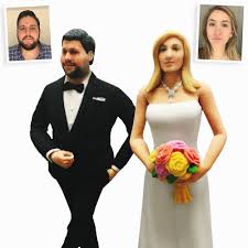 3d Printed Wedding Cake Topper And Table Decoration Send Us Your Pictures And We Create The Rest Wedding Planer Wedding Cake Toppers Strapless Dress Formal