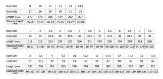 Bont Sizing Bont Canada