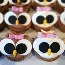 Owl Cupcakes Cute Idea For A Baby Shower Baby Shower Appetizers Girl Baby Shower Appetizers Baby Shower Cakes