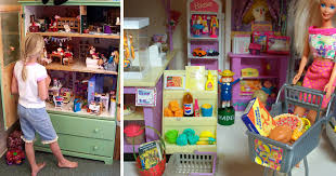 Even her brothers have used it much to her protest! Diy Doll House Transforms A China Cabinet Into A Doll Store And House