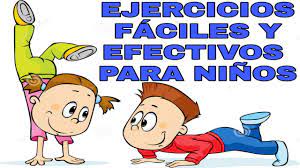 Rutina de ejercicios para niños. Ejercicios Faciles Para Ninos Y La Familia En Casa Rutina Para Entrenar Padres E Hijos Youtube
