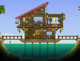 Built an oasis hut for the Dye trader and Painter. Thoughts? : r/Terraria