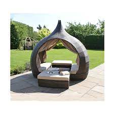 It comes in multiple colors so you can find one that coordinates with your aesthetic. Luxury Garden Furniture Outdoor Rattan Sleeper Sofa Handmade Lounge Double Big Sofa With Canopy Curtain Buy Sun Lounger Sunbed Garden Furniture Product On Alibaba Com