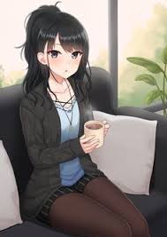 3 Anime Drinking Coffee Zakirsiz.tumblr.com/ www.pixiv.net/member.php?id=13… especially cute anime girls and boys being cute. 3 anime drinking coffee