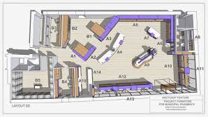 How To Design A Modern Pharmacy 3d Sketchup Model Store Design Interior Store Layout Pharmacy Design