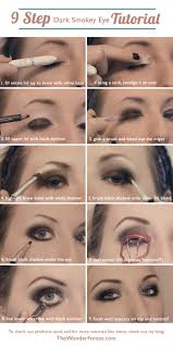 9 step dark smokey eye tutorial