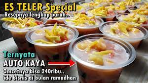 Sumber waktu jenis pasar harga pengaktifan tingkatpembalikan interval pemicu harga harga pemicu harga rasiostoplaba rasiostoprugi waktujedasetelahstoprugi jumlah waktufrekuensi jumlah/selesai puncak gunung es menampilkan ukuran jumlah total/selesai berlaku untuk status. Resep Lengkap Es Teler Special Modal Dikit Bisa Omzet 340ribu Ide Bisnis Takjil Puasa Youtube
