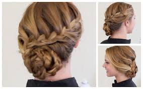 Trendy updo hairstyles аor beautiful prom look. 40 Hairstyles For Prom Night With Braids And Curls Hairstyle For Women