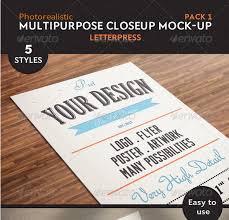 5 Multipurpose Closeup Mock Up Pack 01 Mocking Poster Artwork Close Up