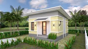 913sqm 5 bedroom house plans floor area: One Bedroom House Plans 6x6 With Shed Roof House Design 3d