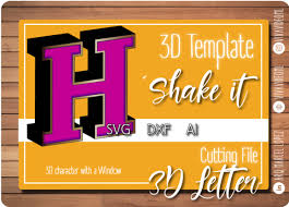 Download 3d Letter With Window H Graphic By Marcel De Cisneros Creative Fabrica PSD Mockup Templates