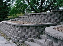 I bought the pewter retaining wall concrete blocks online and had them delivered in 2 shipments 1 week apart. Round Face Retaining Wall Block Welcome To Londonstone Londonpaver And Londonboulder