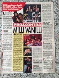 In 1998, rob pilatus was found dead in a hotel near frankfurt. Milli Vanilli 1 Seitiger Zeitungsartikel Aus 80iger Teeniezeitung Grosse A4 Fab Morvan Most Beautiful Man Beautiful Men