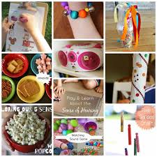 Spread the kids out around the room. 50 Crafts And Activities To Explore Our 5 Senses Make And Takes
