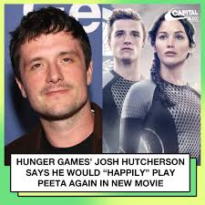 If you can talk to Suzanne Collins and tell her to write a book, I'm in."  👀 Josh could be playing Peeta again VERY soon based
