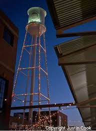 Maybe you would like to learn more about one of these? The Lucky Strike Water Tower Glows With Christmas Lights In Downtown Durham Nc Water Tower Lights Christmas Lights