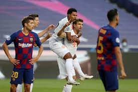 Check spelling or type a new query. Bayern Stuns Barcelona 8 2 To Reach Champions League Semis Arab News