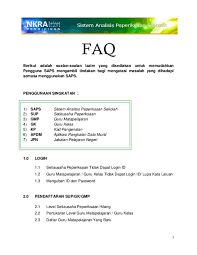 Hebat, guru ini masuk markah 23 kelas dalam saps. Pdf Panduan Am Masalah Saps Faaiez Utoken Academia Edu