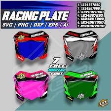 Desain stiker racing untuk nomor start balap racing stickers. Pin On Racing Plate Design Motorcycle Motocross Dirt Bike