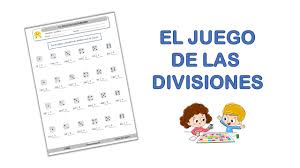 Los mejores juegos gratis de. Juegos Con Divisiones Para Imprimir Matematicas Juego K6kocx3z