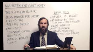 Peter is consistently listed first in the gospelsiii, and this reflects the esteem with which jesus held him. Catholicism Refuted Was Peter The First Pope Youtube