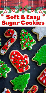 Easy Sugar Cookies Recipe Christmas Cookies Sugar Cookies Recipe Perfect Sugar Cookies Easy Sugar Cookies